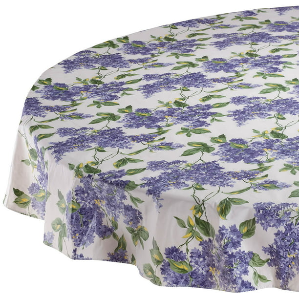 Hidcote PVC Fabric Tablecloth Lilac